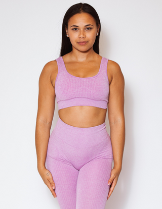Ribbed Bra | MAGENTA